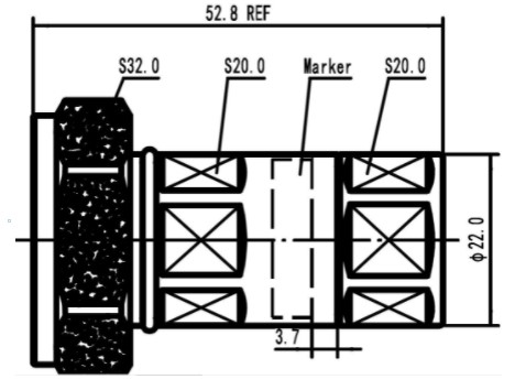RFS 716M-LCF12-C03 Штекерный разъем