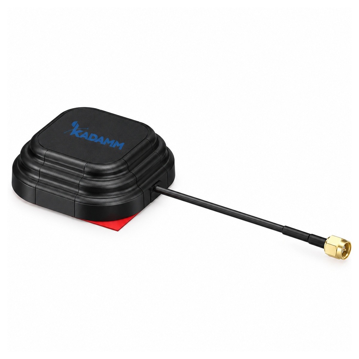 KADAMM GNSS-RTK-L125-28M — многочастотная антенна ГНСС L1/L2/L5 на магните, МШУ 28 дБ, SMA
