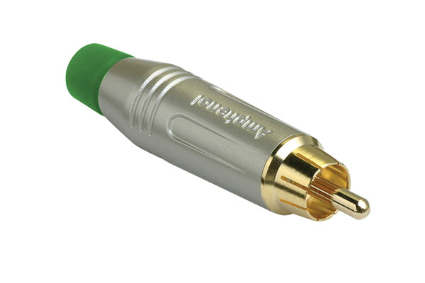 Amphenol Audio ACPR-SGR Кабельный разъем RCA, позолоченные контакты, male