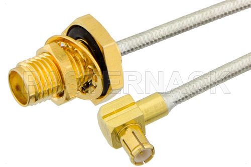 PASTERNACK PE39421 Кабельная сборка SMA (jack) – MCX (plug)