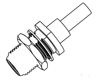 Amphenol 531 40084 1 - разъем F-типа