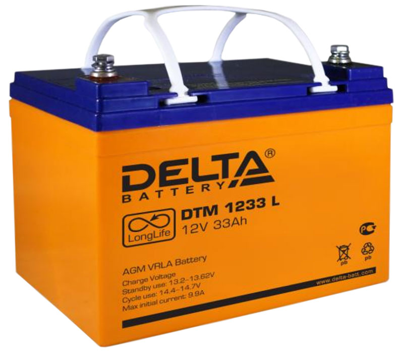 ATS Конверс DELTA DTM 1233 L Аккумуляторная батарея