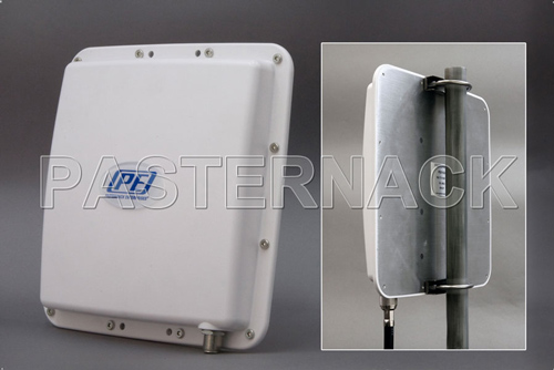 PASTERNACK PE51024 Наружная антенна ISM и RFID, RHCP,N (female), 902-928 МГц