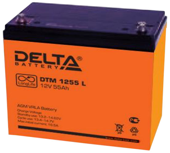 ATS Конверс DELTA DTM 1255 L Аккумуляторная батарея