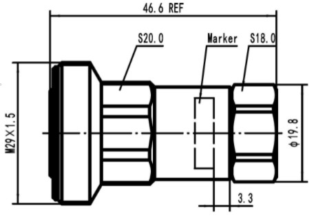 RFS 716F-SCF12-C03 Гнездовой разъем