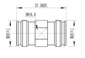 RFS 43F-43F Коаксиальный адаптер