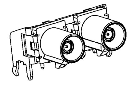 Amphenol 2FA2 SMRP PCBAB - разъем FAKRA серии