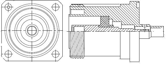 Amphenol 272100 10 - разъем 7/16 серии