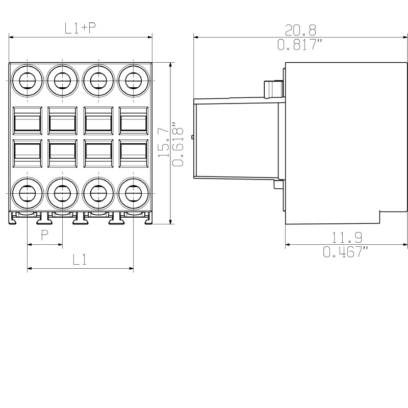 Weidmuller 1029890000 Штекерный соединитель печат B2L 3.50/18/180 SN OR BX PRT