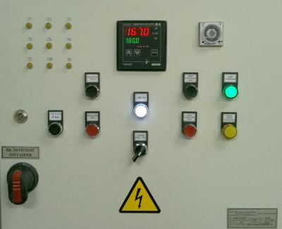 Приборная панель распределительного шкафа