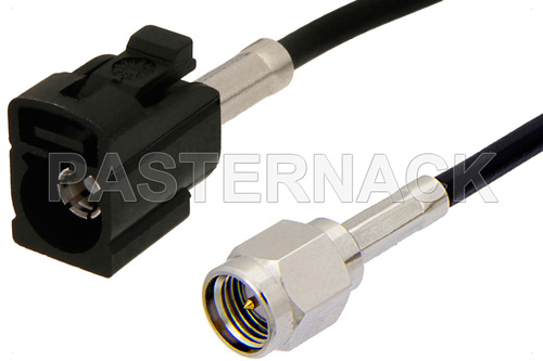 PASTERNACK PE39199A-12 Кабельная сборка SMA (male) - FAKRA (jack)
