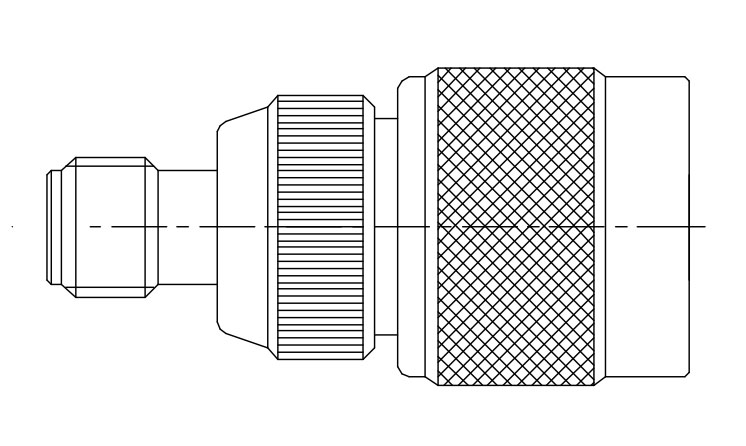Amphenol 242105RP 11 - адаптер SMA (female) - TNC (male)