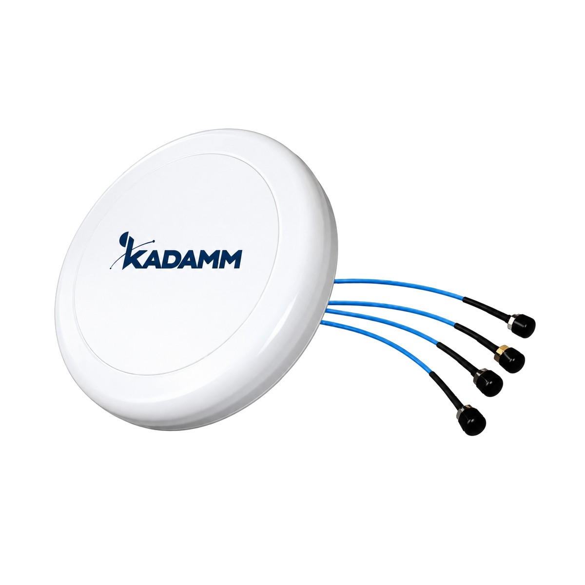 KADAMM I-ATO5-698/6000M4 — потолочная всенаправленная антенна 698–960 / 1710–2700 / 3300–4000 / 4000–6000 МГц, 4,5 дБи, 4 порта