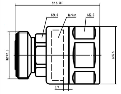 RFS 716F-LCF78-C03 Гнездовой разъем