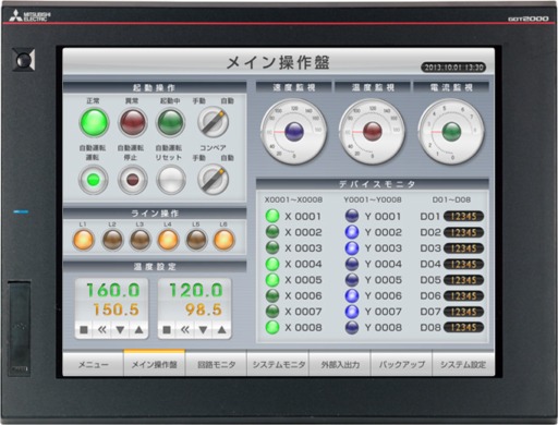 Mitsubishi Electric GT2715-XTBA(C) Графическая тактильная панель  