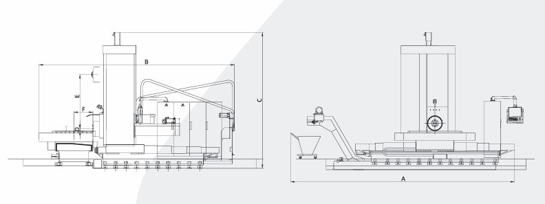 KADAMM HR-1380 Горизонтальный фрезерно-расточной станок