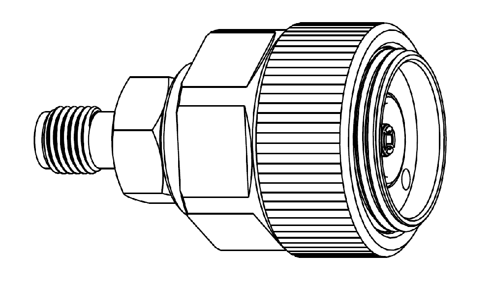 Amphenol 131 91046 - адаптер APC (male) - APC (female)