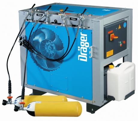 Стационарный воздушный компрессор Drager DE 250/320-HE (Драгер)