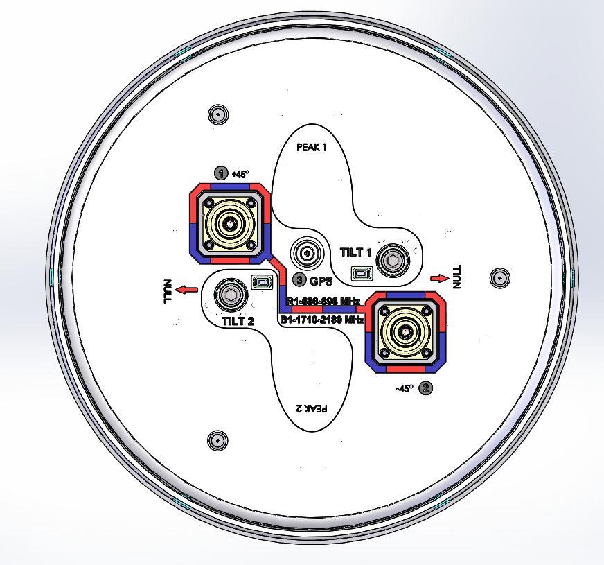 Антенна Andrew NH65PS-DG-F0M (Commscope)