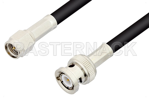 PASTERNACK PE3C0051-12 Кабельная сборка SMA (male) - BNC (male)