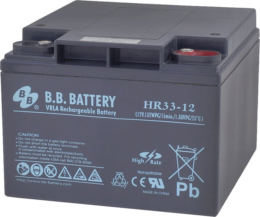 ATS Конверс B.B.BATTERY HR 33-12 Аккумуляторная батарея