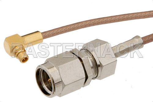 PASTERNACK PE34777-60 Кабельная сборка SMA (male) - MMCX (plug)