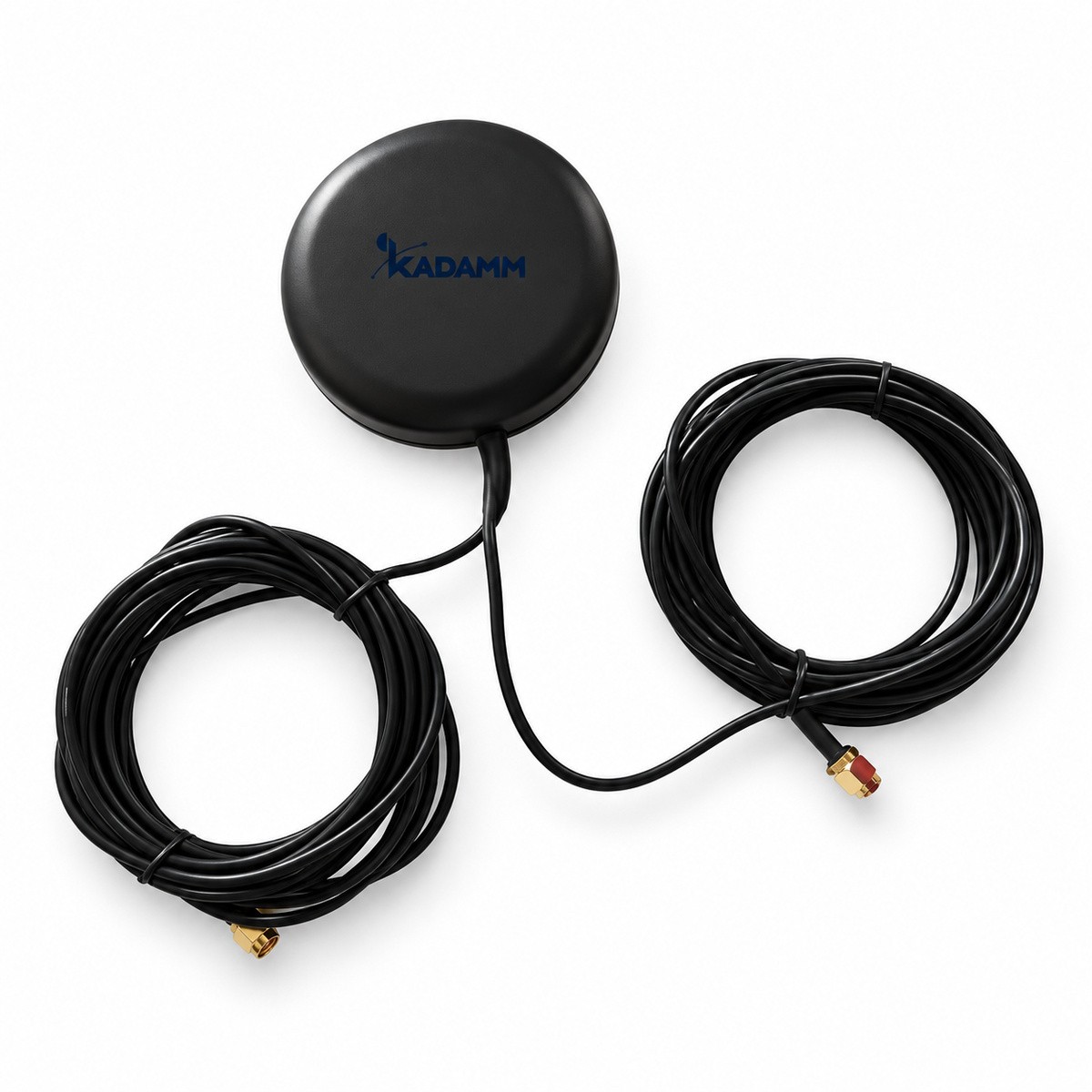 KADAMM GNSS-GSM1LTE1 — комбинированные антенны GPS + GSM и GPS + GSM + 4G, МШУ 28 дБ, 2–3 кабеля