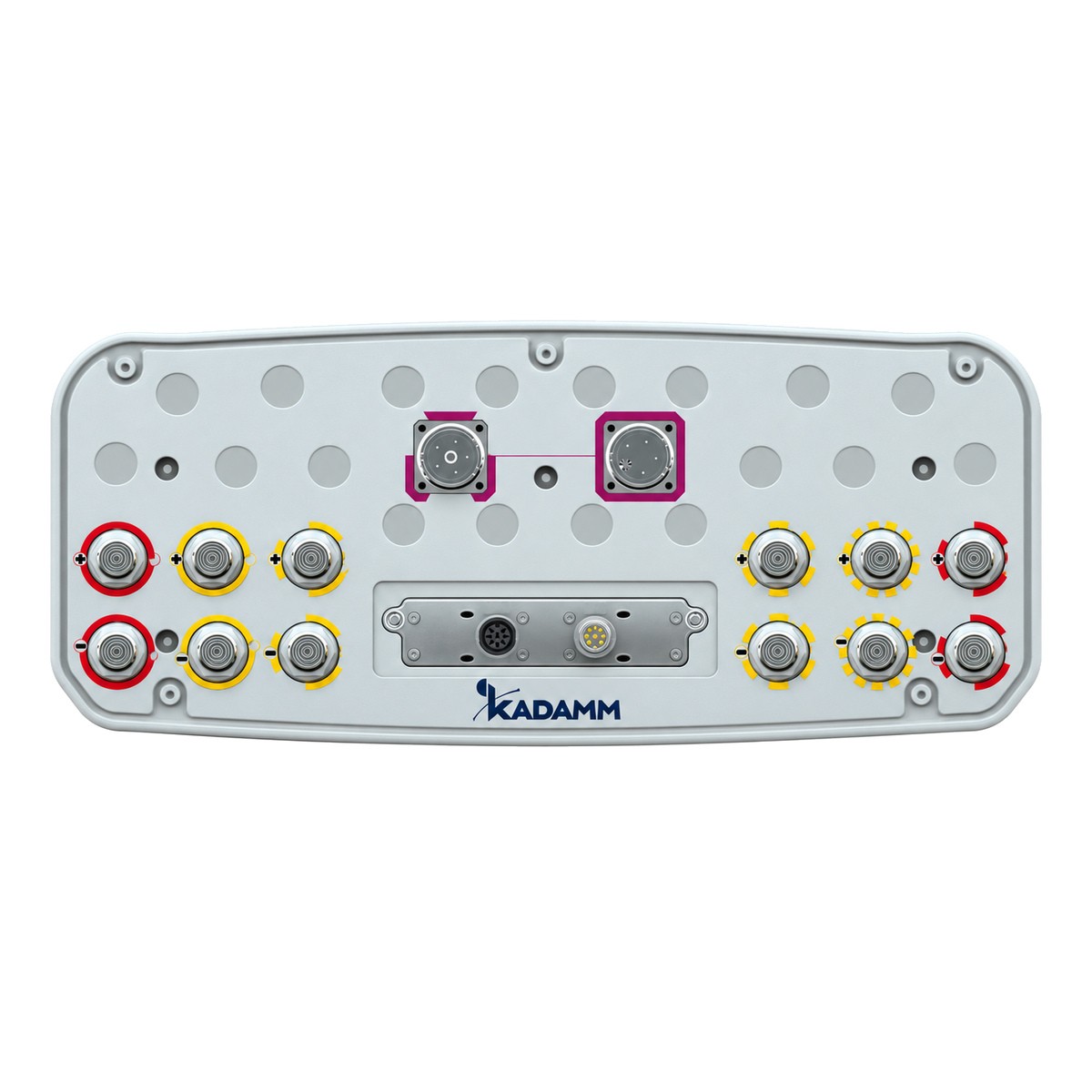 KADAMM K861176R41 — комбинированная антенна TDD + FDD 698–3800 МГц, 7 систем излучателей, 16,5 дБи, 20 портов + калибровочный, RET