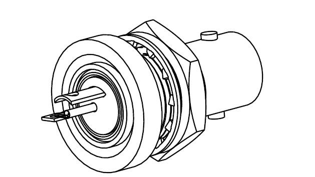 Amphenol 031 2677 1 - разъем TRIAX серии