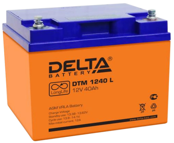 ATS Конверс DELTA DTM 1240 L Аккумуляторная батарея