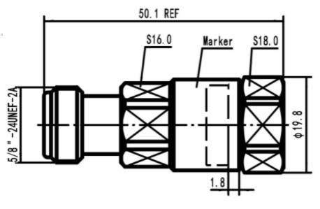 RFS NF-SCF12-C03 Гнездовой разъем