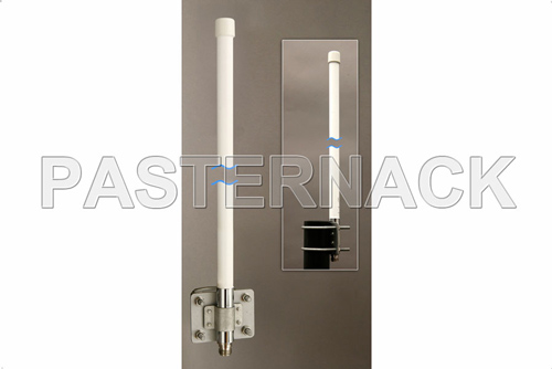PASTERNACK PE51030 Вертикальная ненаправленная антенна N (female), 2400 – 2483 МГц