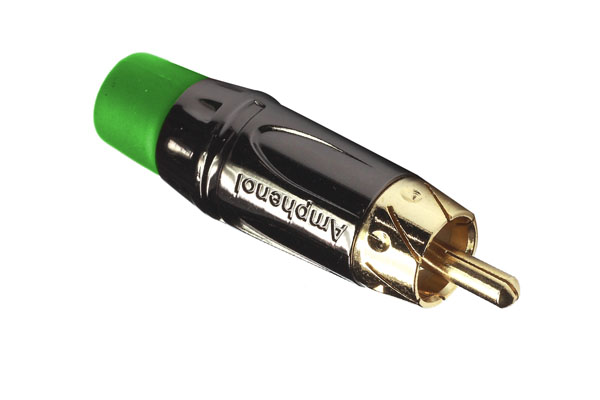 Amphenol Audio ACPL-CGR Кабельный разъем RCA, позолоченные контакты, male