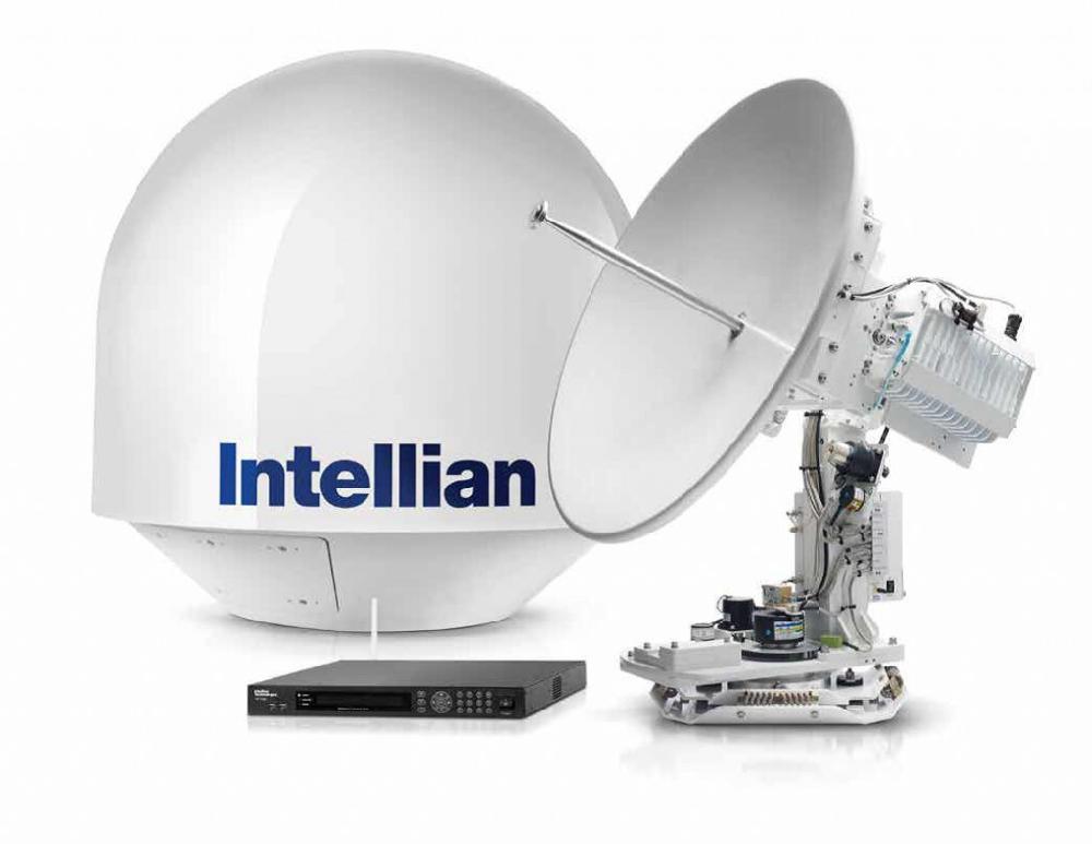 Intellian v80G 16W Стабилизированная морская спутниковая антенна