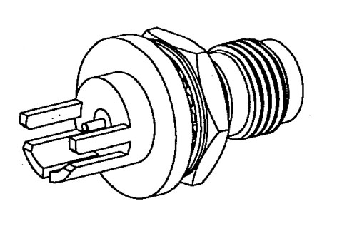 Amphenol 31 6304 CX - разъем TNC серии
