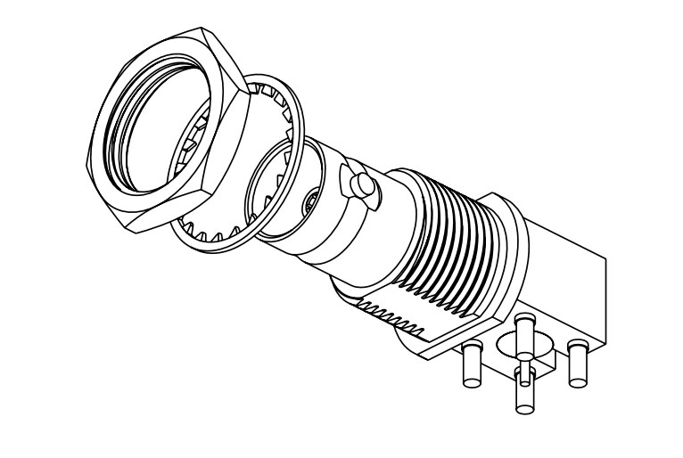 Amphenol 031 70221 4050 - разъем BNC серии
