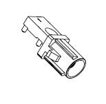 Amphenol 2FA1 WISP PCBA3 - разъем FAKRA серии