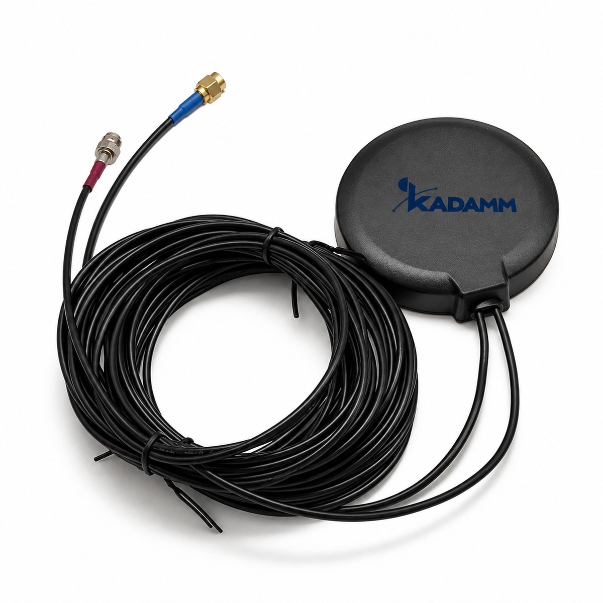 KADAMM GNSS-LTE2 — комбинированные антенны ГНСС + 4G MIMO на магните или клее, IP67