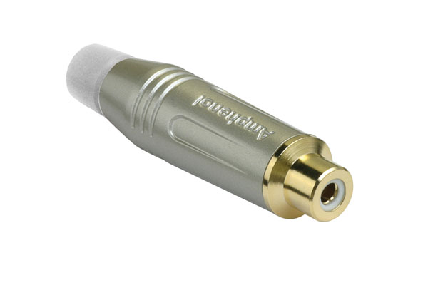 Amphenol Audio ACJR-SWH Кабельный разъем RCA, позолоченные контакты, female