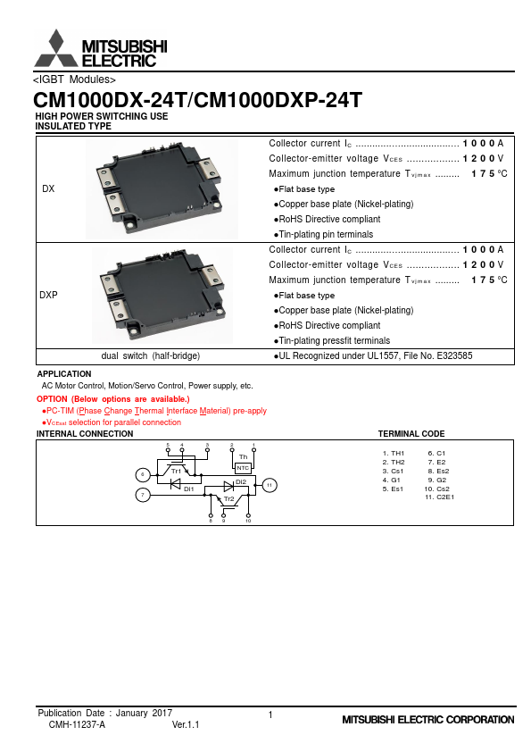 Mitsubishi Electric CM1000DX-24T