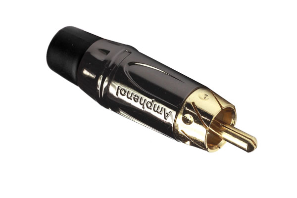 Amphenol Audio ACPL-CBK Кабельный разъем RCA, позолоченные контакты, male