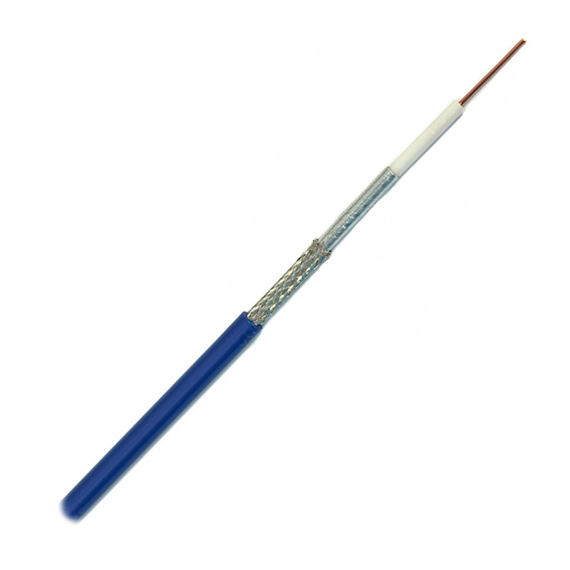 RadioLab RG-58A-U PVC Коаксиальный кабель одножильный. Blue (Радиолаб)