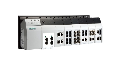 MOXA EDS-828-10G Модульный управляемый коммутатор 3 уровня