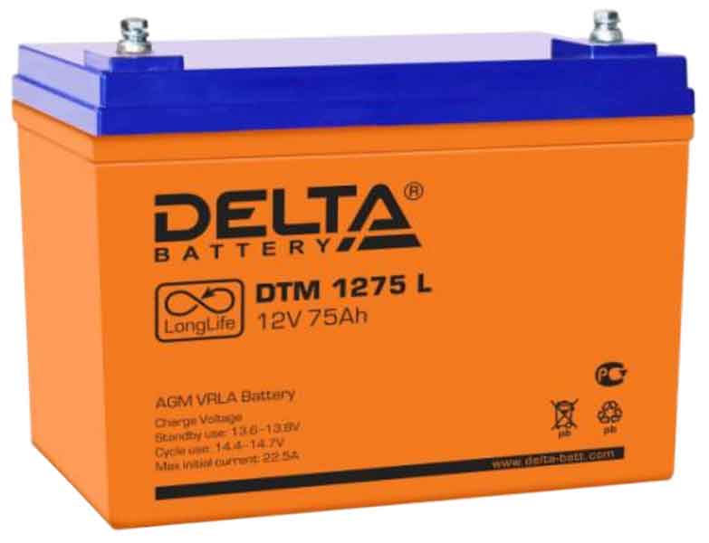 ATS Конверс DELTA DTM 1275 L Аккумуляторная батарея