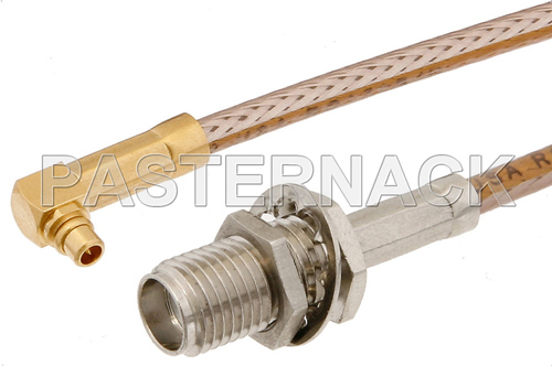 PASTERNACK PE34686-48 Кабельная сборка SMA (female) - MMCX (plug)