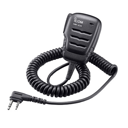 ICOM HM-231 Тангента для A25, угловая вилка, водозащита