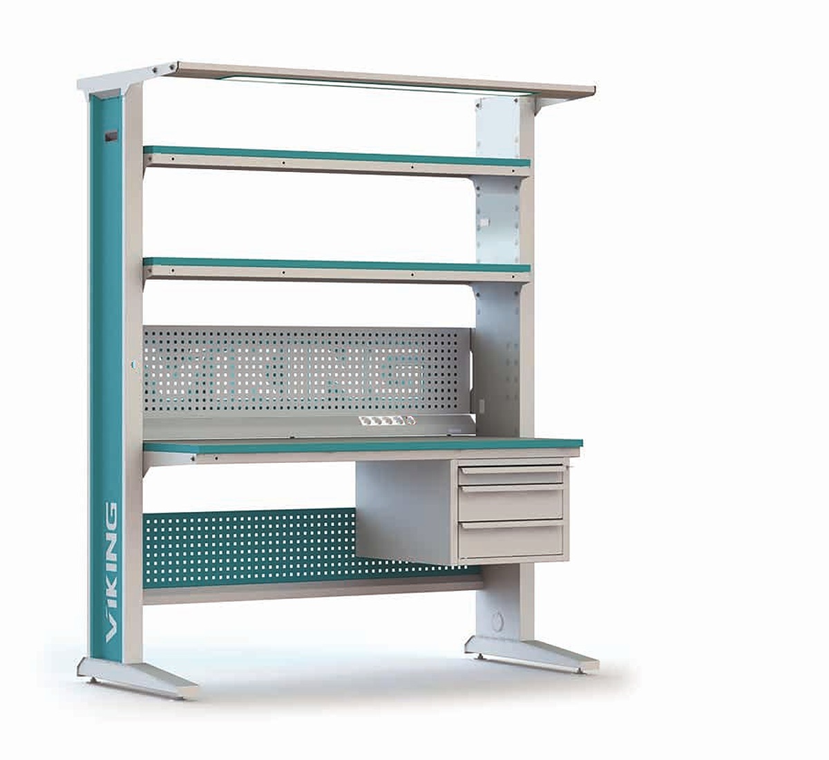 Viking ДЕ-12-7/ПР ESD Дельта, Стол рабочий 1200х700 мм (Викинг)