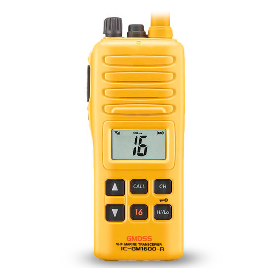 IC-GM1600R Искробезопасная GMDSS рация для аварийно-спасательных работ