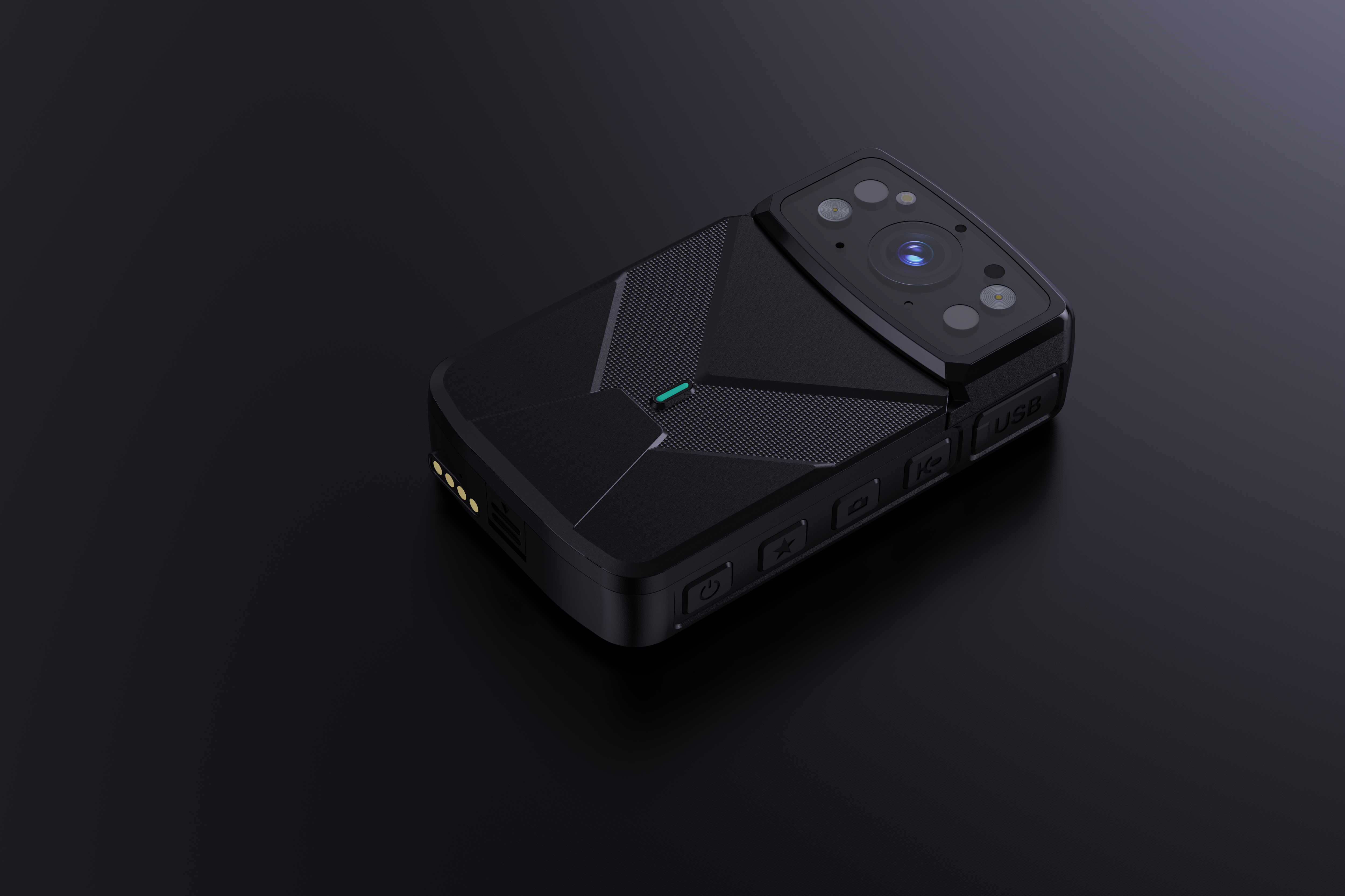 Kadamm KR530 Видеорегистратор нагрудный GPS, 4G, WiFi