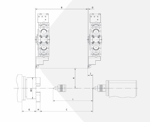 KADAMM LTM-500L/2000 Высокоточный токарный центр